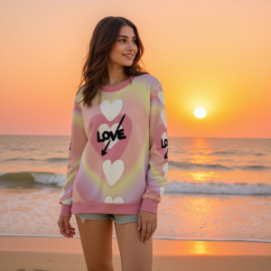 Love / Unisex Cotton Sweatshirt