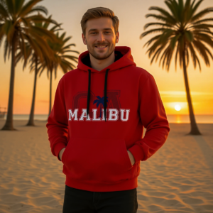 Malibu / Unisex Cotton Pullover Hoodie