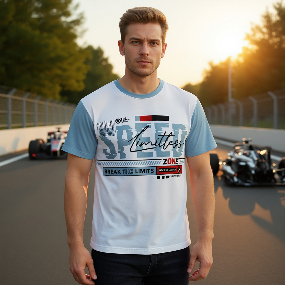Speed Limitless / Men's Cotton T-Shirt