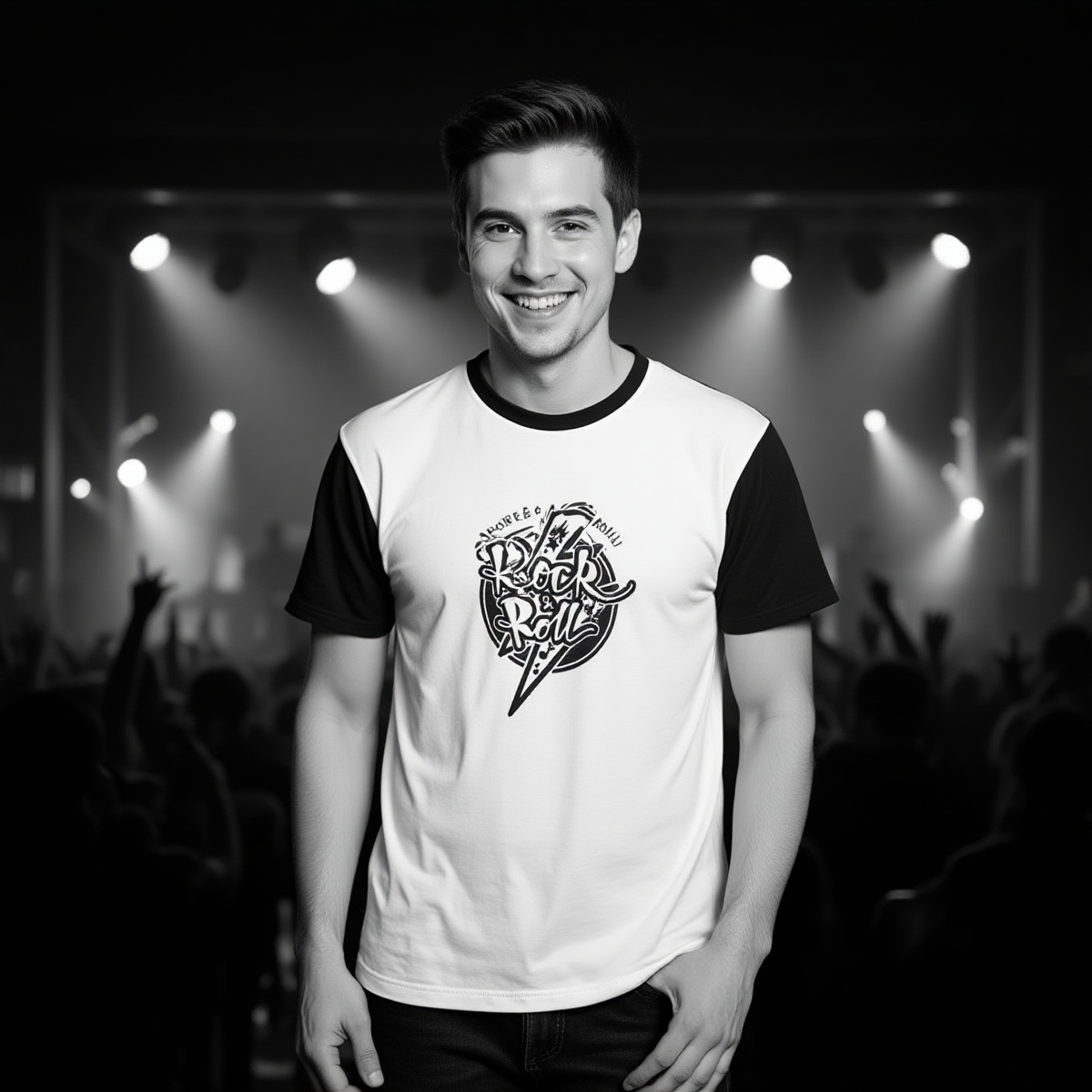 Rock and Roll / Men's Cotton T-Shirt