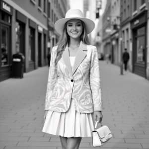 Whiterose / Women's Cotton Blazer