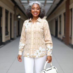 Lilies / Women's Cotton Shirt