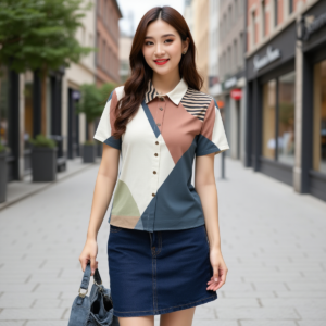 Triangle / Women's Cotton Shirt