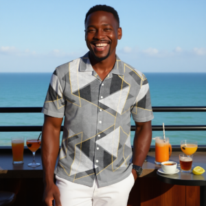 Grayblock / Men's Hawaiian Shirt