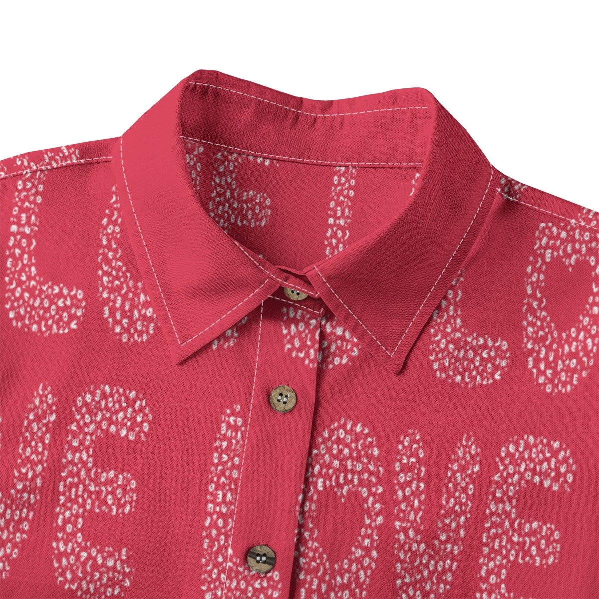 Love / Women's Cotton Shirt (short sleeves) - immagine 4