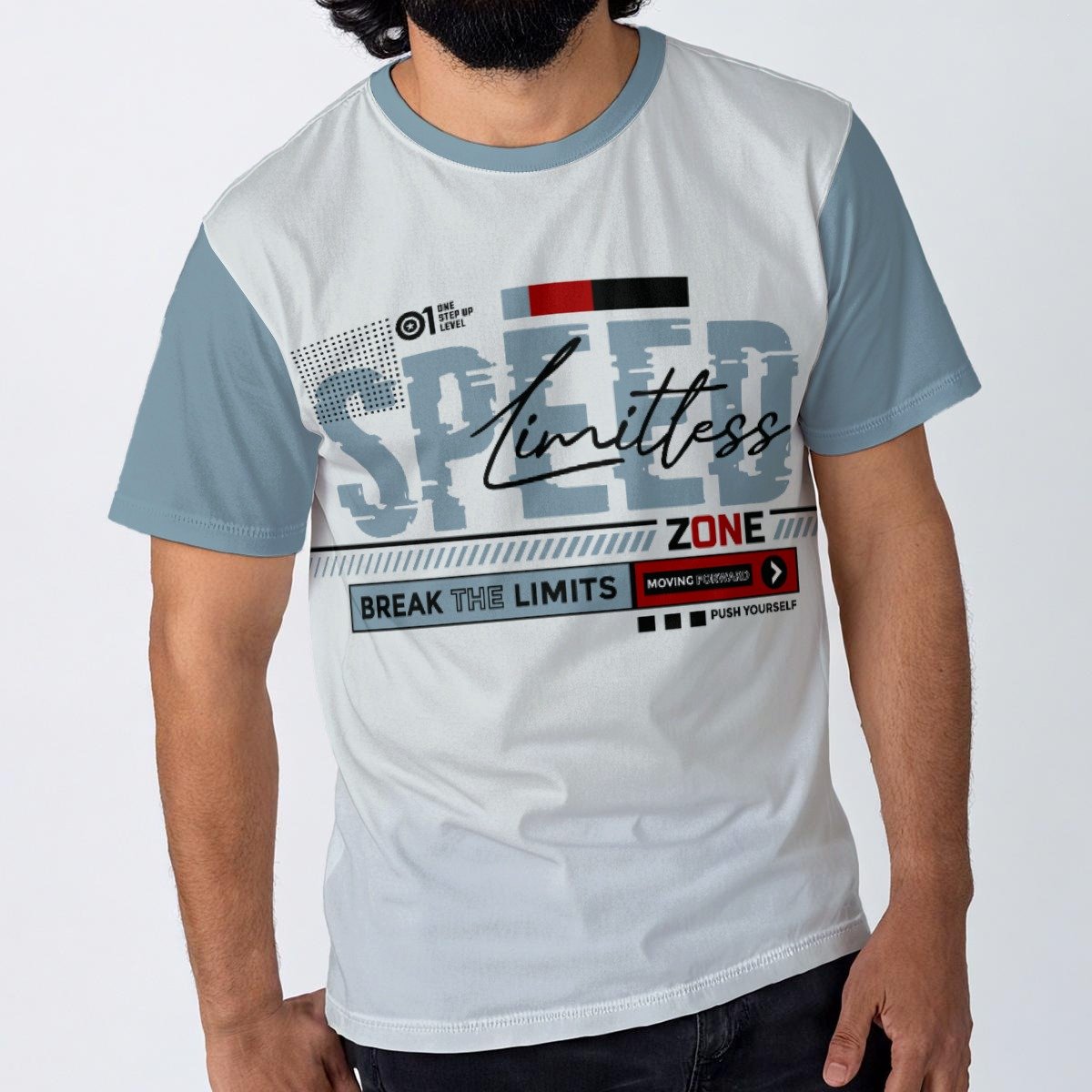Speed Limitless / Men's Cotton T-Shirt - immagine 2