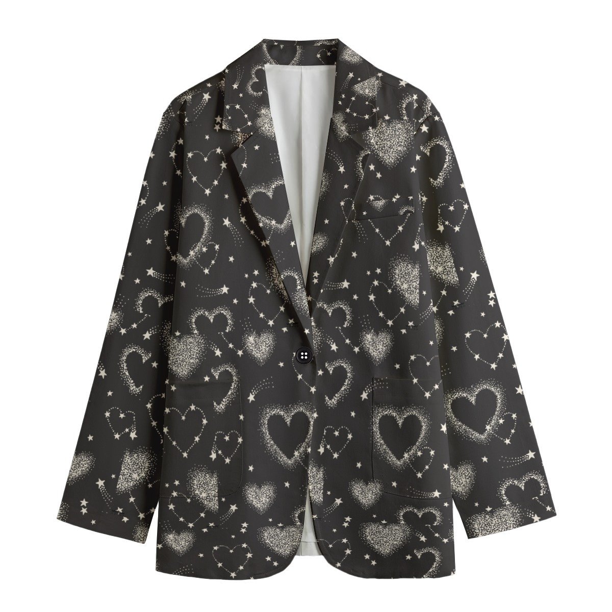 Hearts / Women's Cotton Blazer - immagine 2