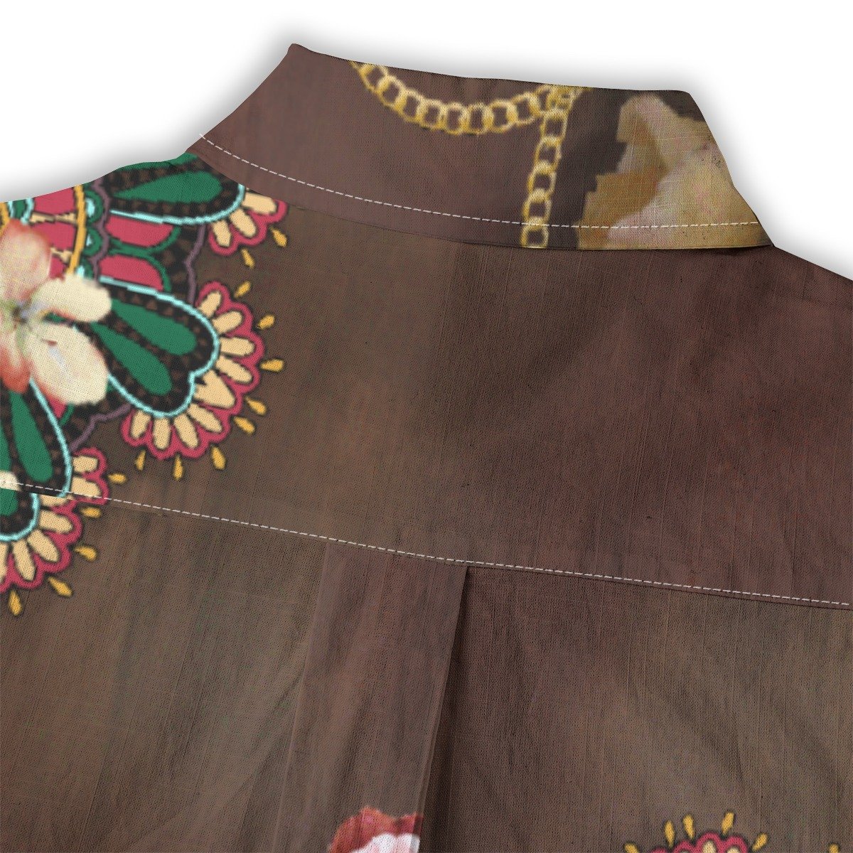Brown / Women's Cotton Shirt - immagine 5