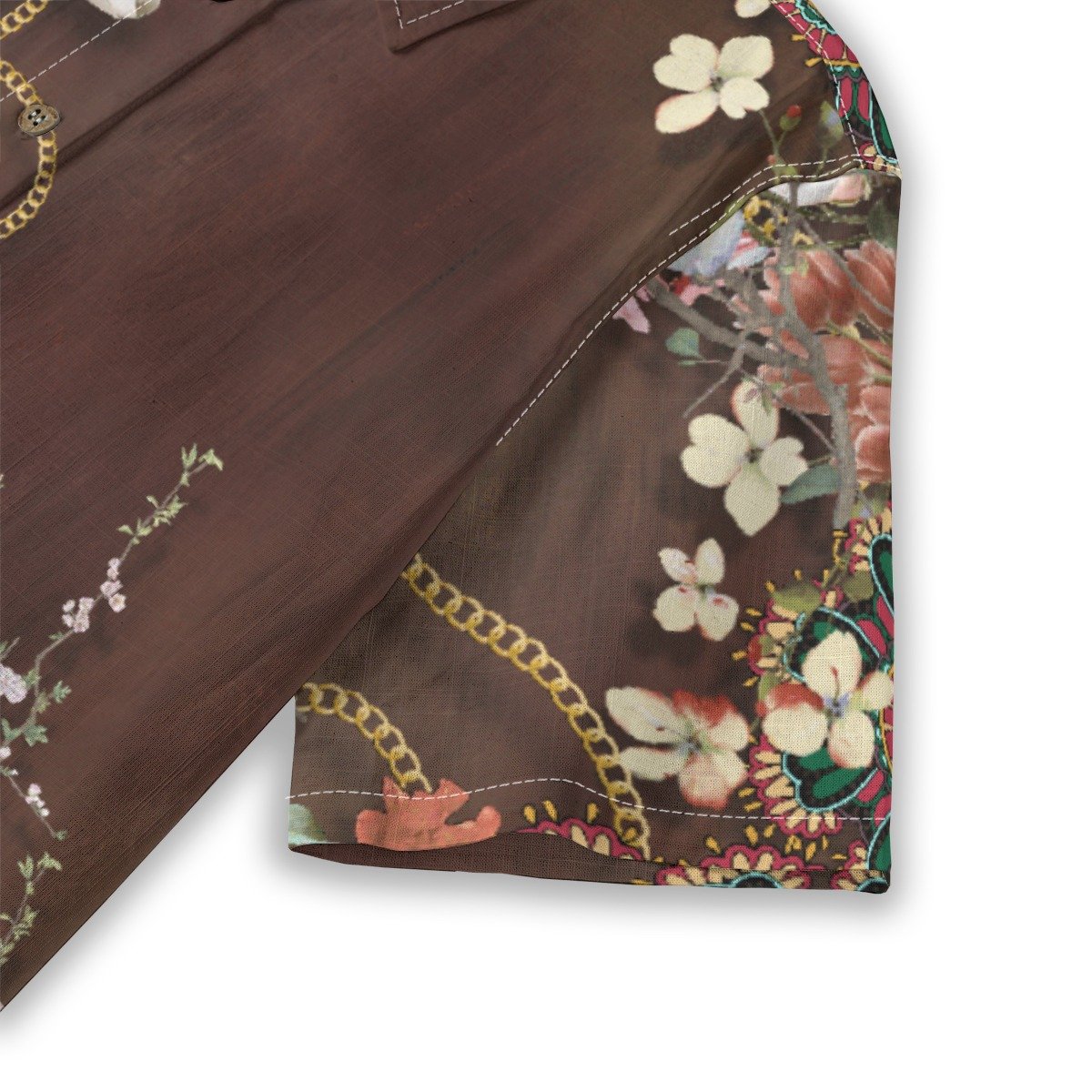 Brown / Women's Cotton Shirt - immagine 6