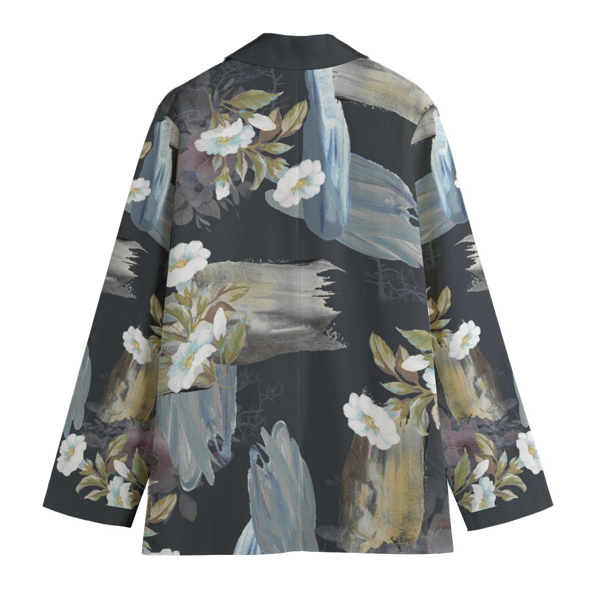 Blackflowers / Women's Cotton Blazer - immagine 3