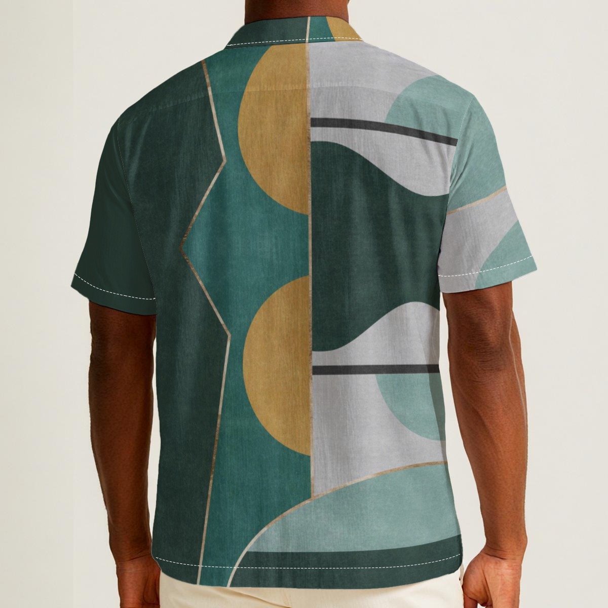Goldgreen / Men's Hawaiian Shirt - immagine 3