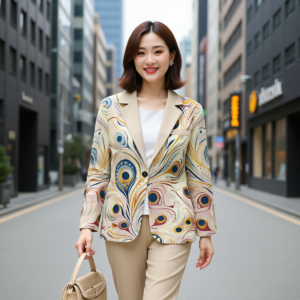 Pavone / Women's Cotton Blazer