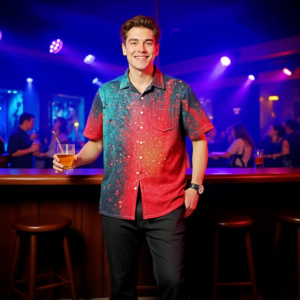 Volcano / Cotton Shirt With Pocket
