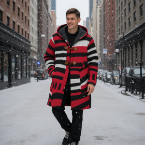 Redstripes / Men's Cotton Greatcoat