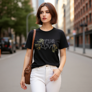 True Love / Maglietta in puro Cotone