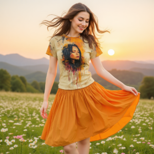Boho / Maglietta in puro cotone