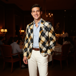 Goldtartan / Blazer casual in puro cotone