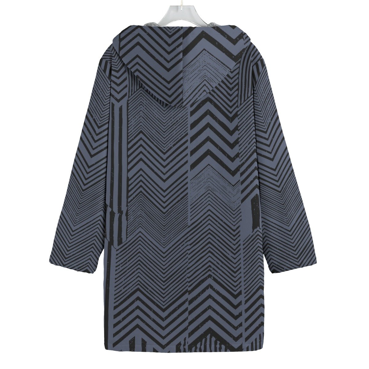 Grey / Men's Cotton Greatcoat - immagine 3