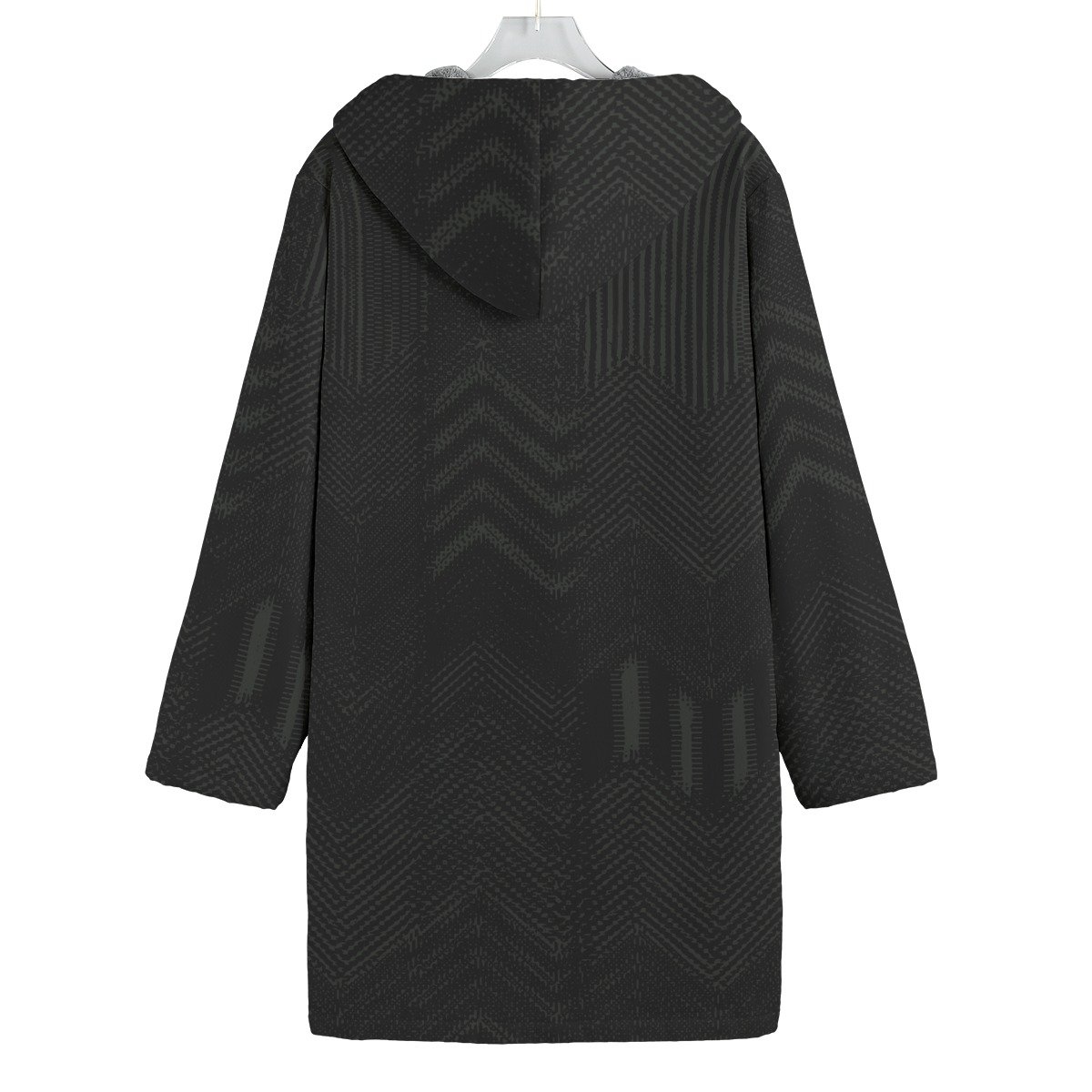 Black / Men's Cotton Greatcoat - immagine 3