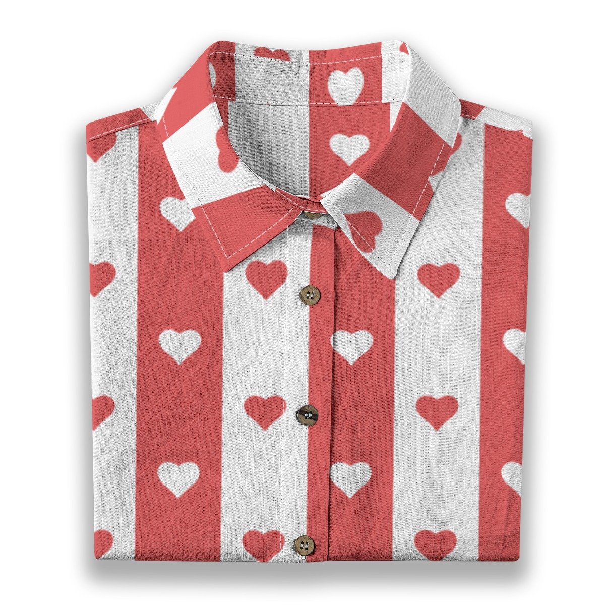 Minicuori / Women's Cotton Shirt - immagine 7