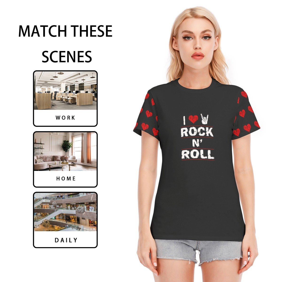 Rock n'roll / Maglietta in puro cotone - immagine 5