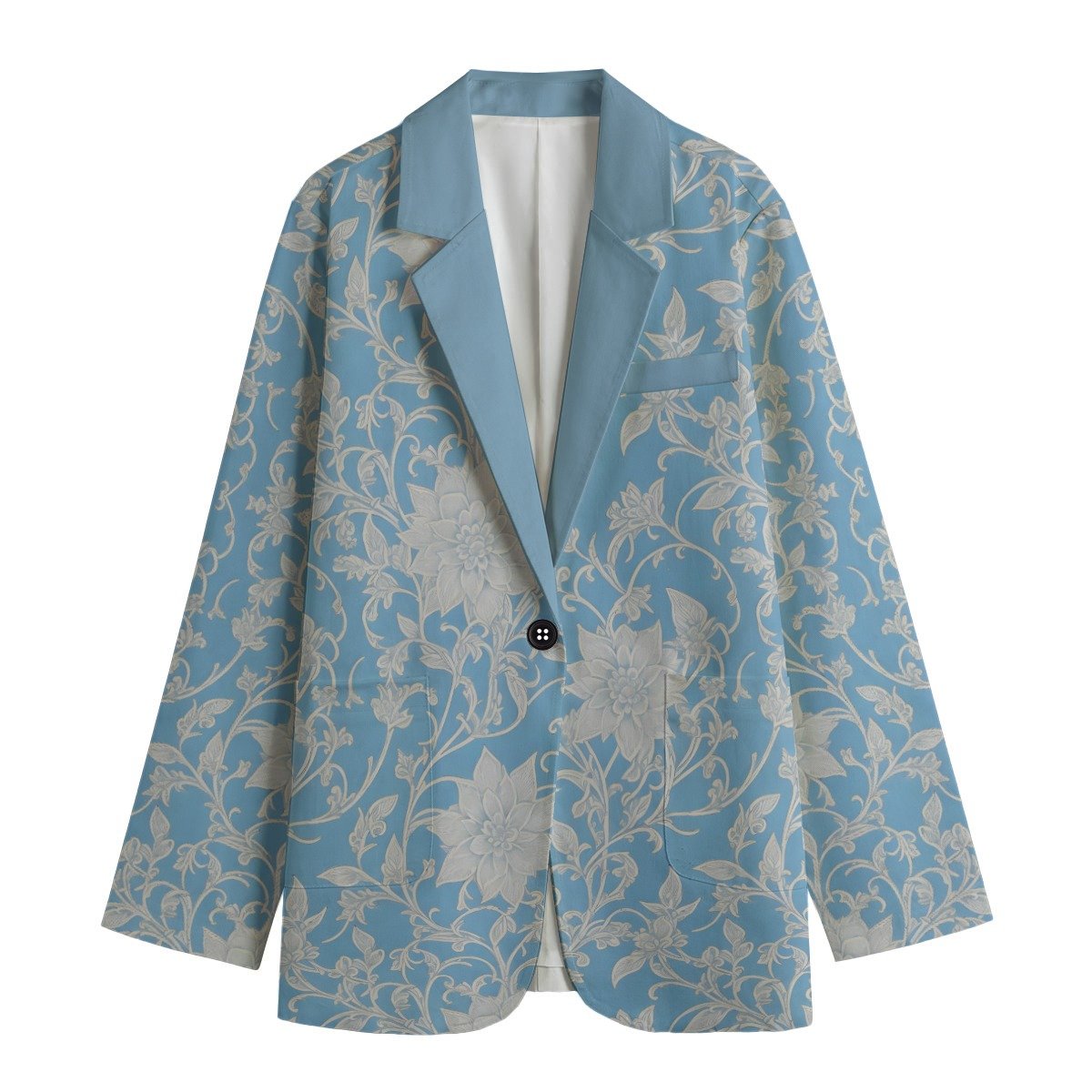 Celeste / Women's Cotton Blazer - immagine 2