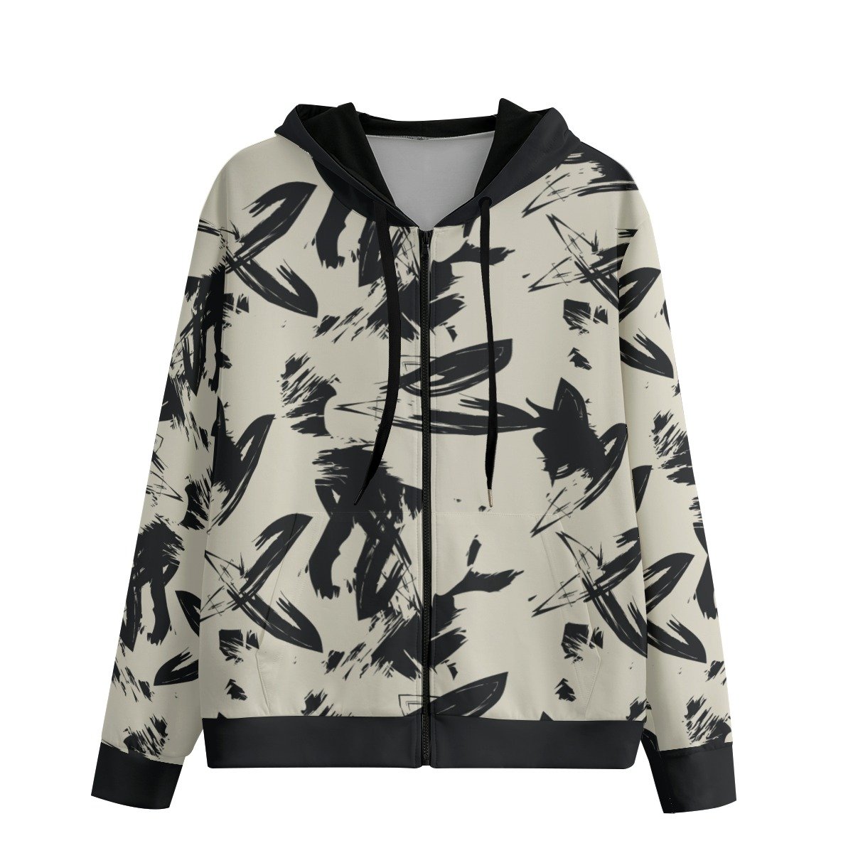 Spotty / Unisex Cotton Hoodie With Zipper Closure - immagine 2