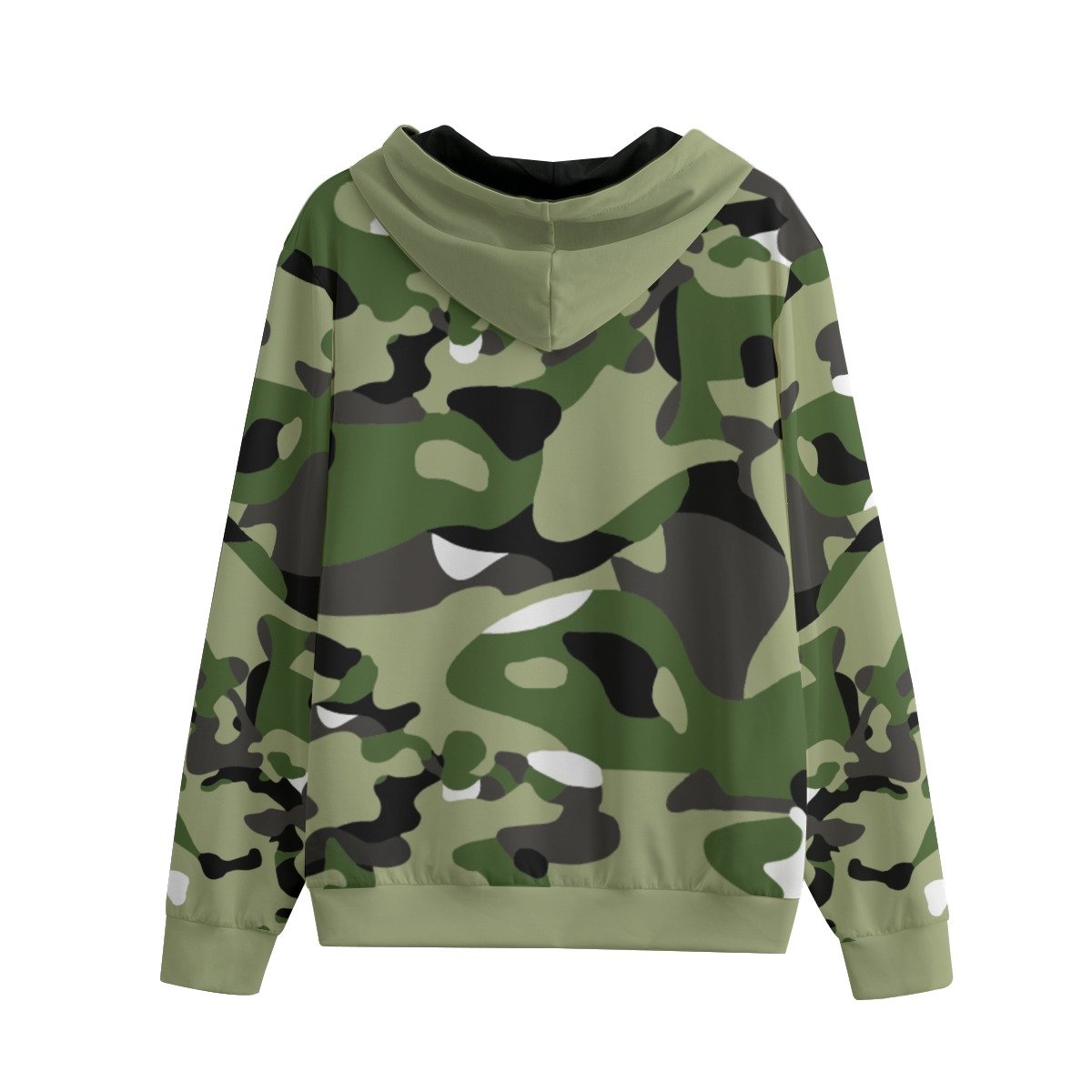 Soldier / Unisex Cotton Hoodie With Zipper Closure - immagine 3