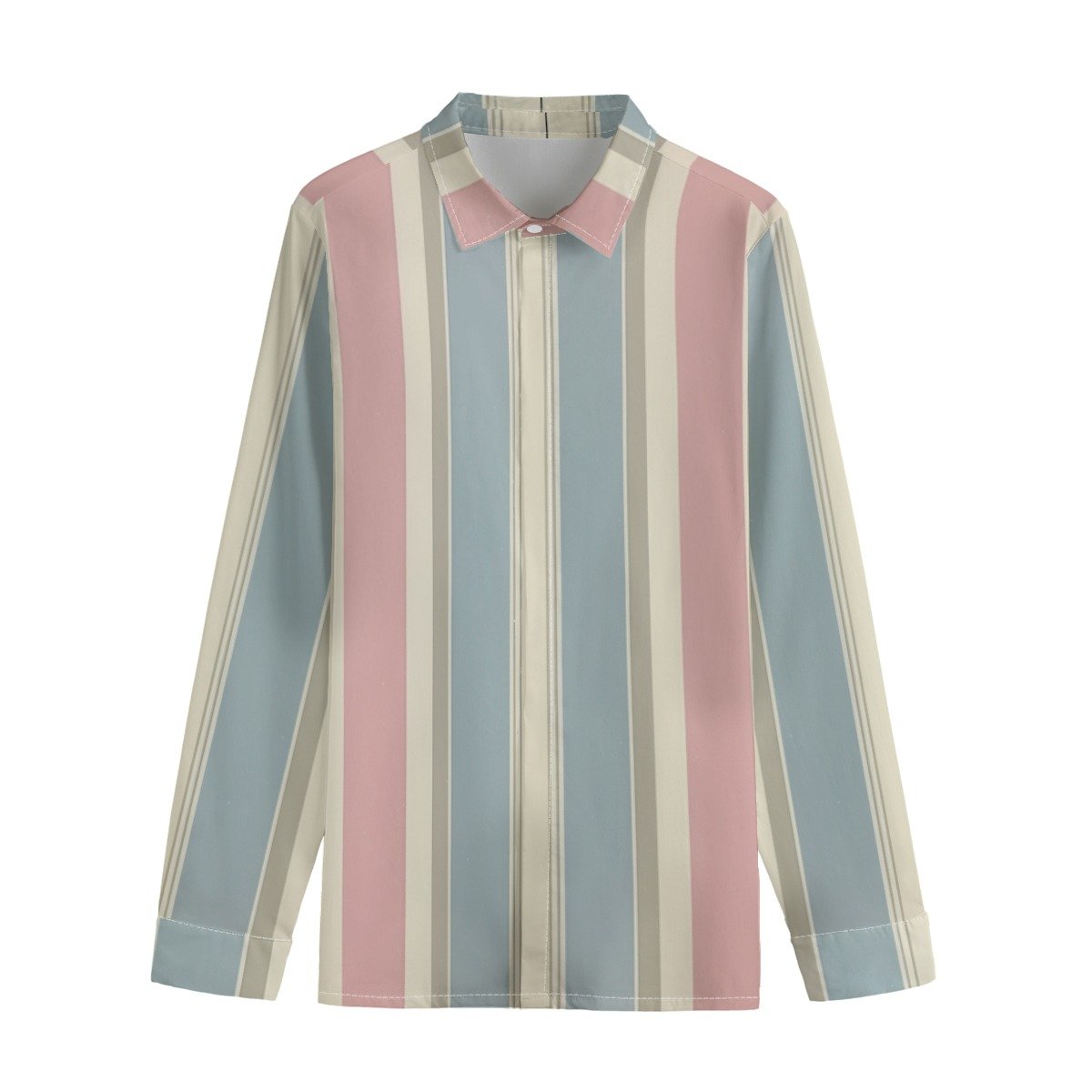 Rows / Men’s Long-sleeved Cotton Shirt - immagine 2