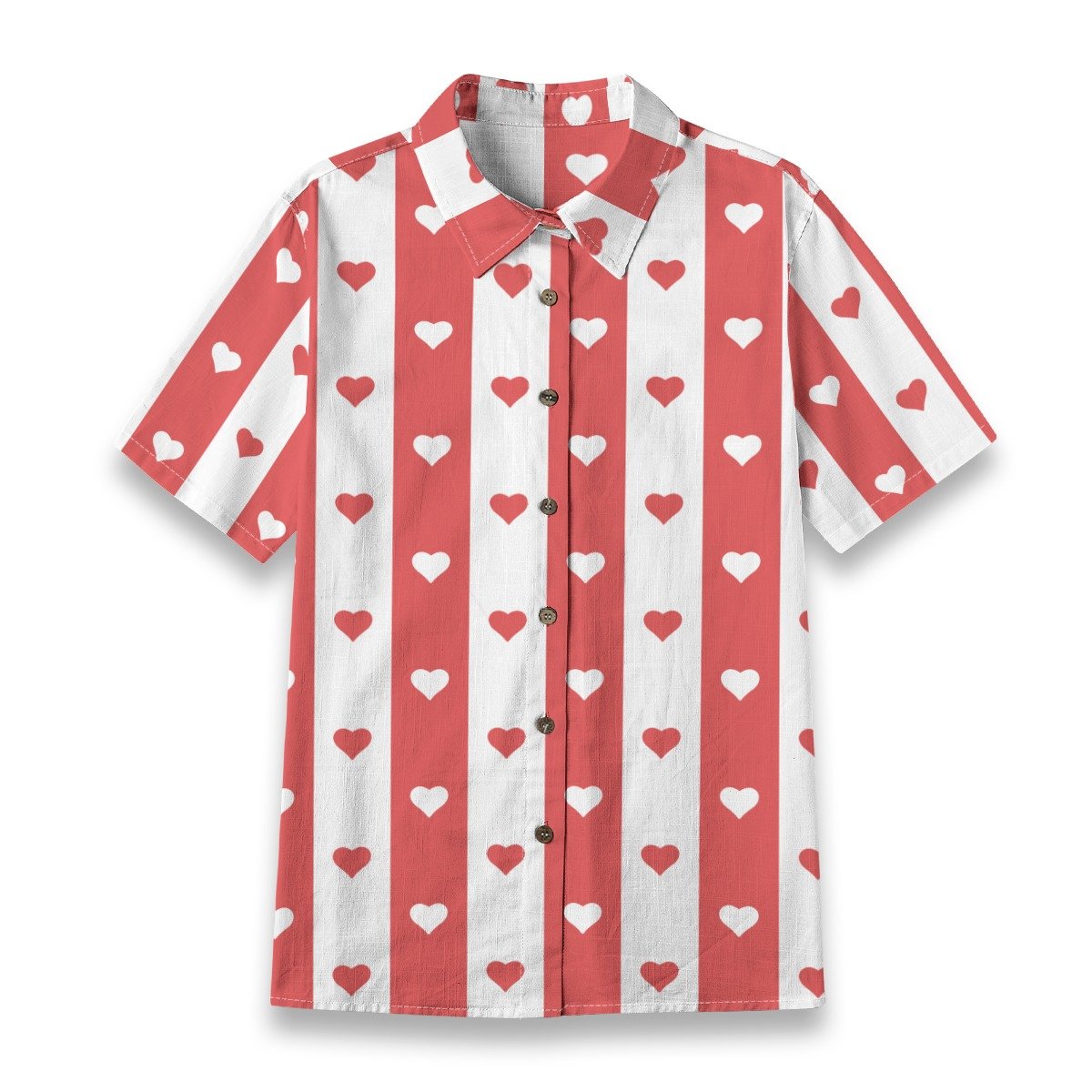 Minicuori / Women's Cotton Shirt - immagine 2