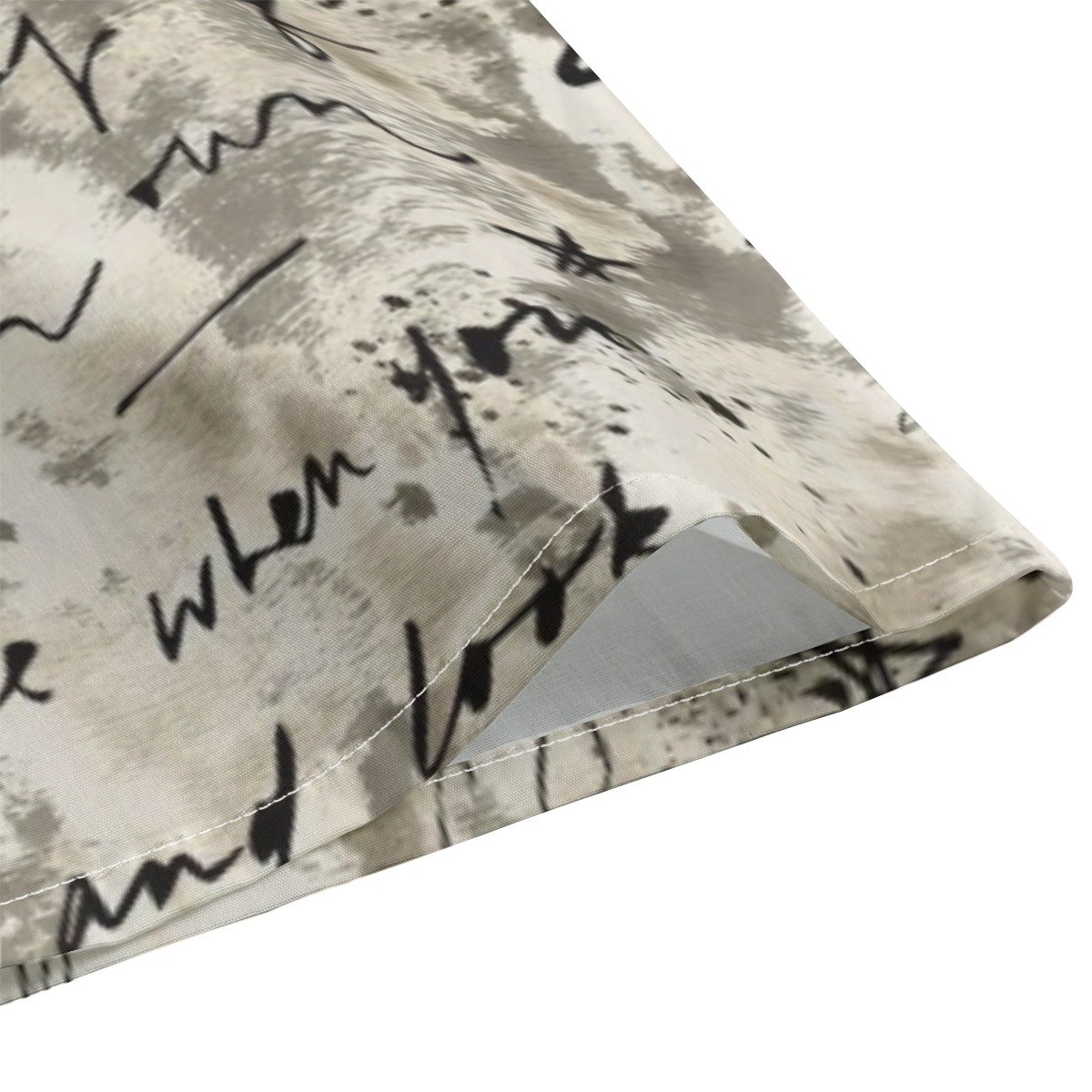 Letter / Men's Long-sleeved Cotton Shirt - immagine 5