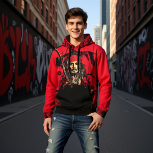 Jack Sparrow / Felpa con cappuccio in puro cotone