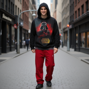 Star Wars / Felpa con cappuccio in puro cotone