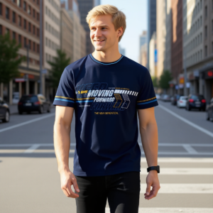 Keep Moving / Maglietta in puro cotone